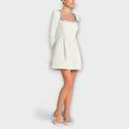 Wren - Velvet Mini Dress with Jewel Embellishment